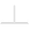 Ekena Millwork Portland Architectural Grade PVC Gable Bracket, 108"W x 72"H x 6"D x 6"F, 16/12 Pitch GBP108X72X0606POR00 - alternate 4
